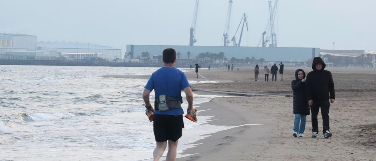 Imagen reciente de la playa de Castelló.