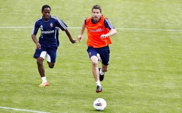 Imágenes del entrenamiento del Real Zaragoza