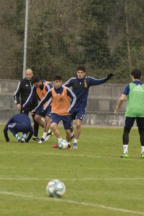 El Oviedo volvió al trabajo esta mañana en El Requexon