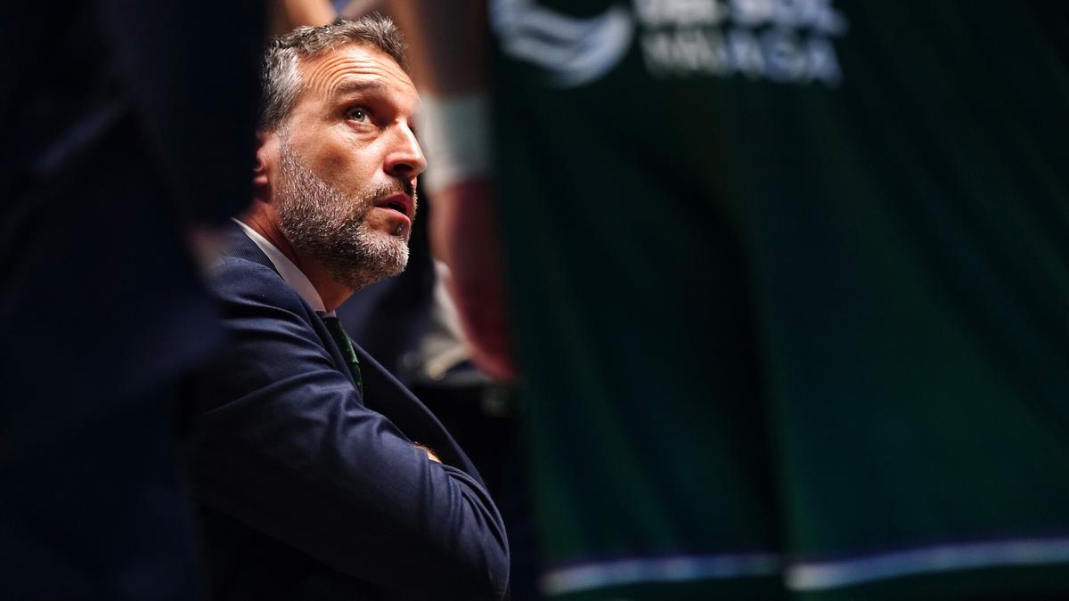 Ibon Navarro, entrenador del Unicaja.