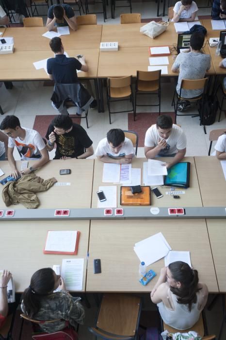 Primer día de selectividad en Galicia