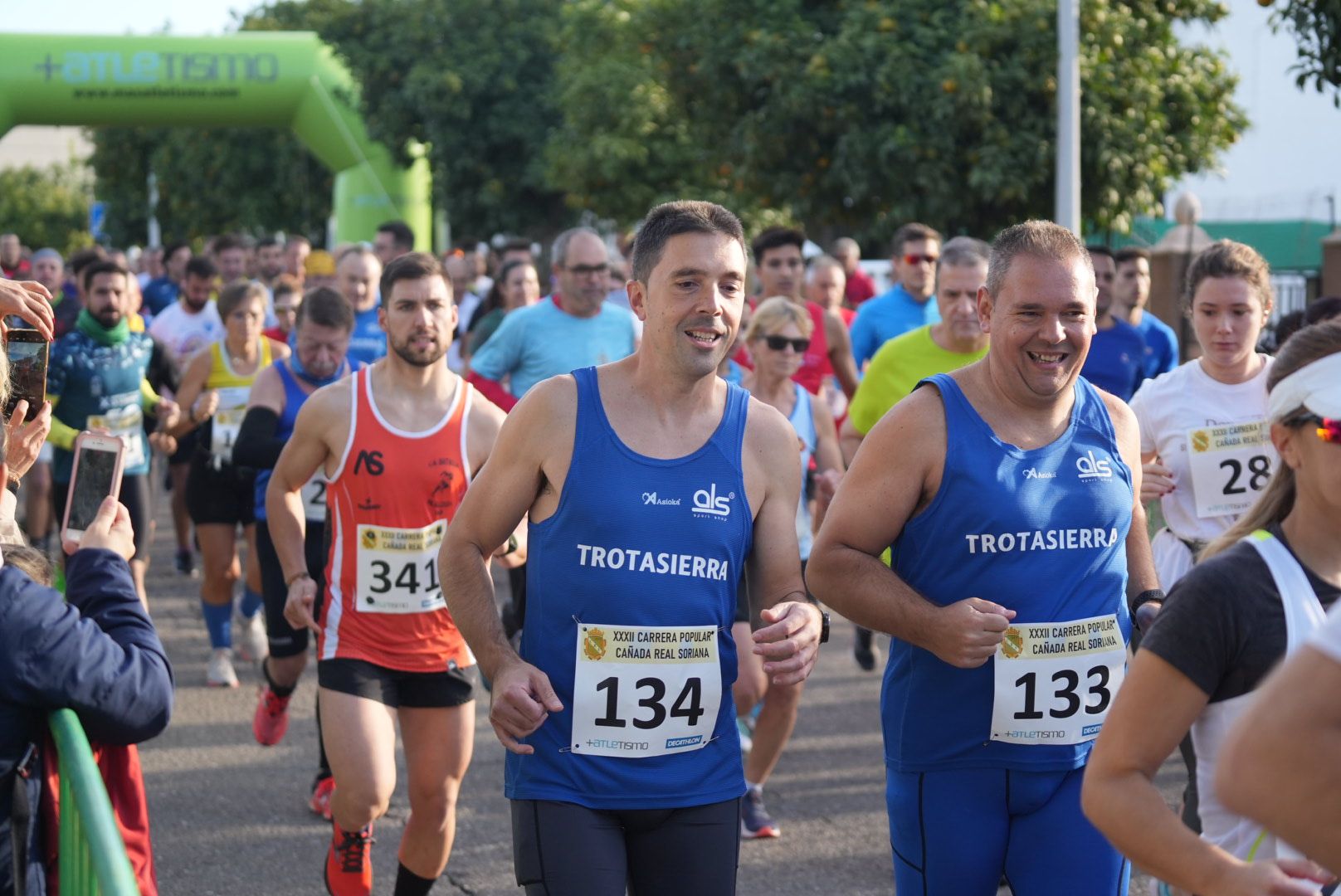 La carrera popular de la Cañada Real Soriana en imágenes