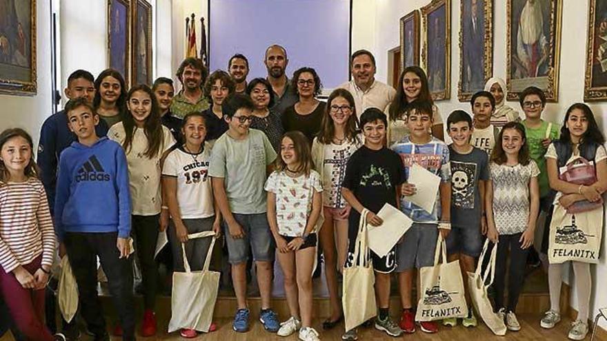 Participantes en el segundo Consell d´Infants de Felanitx.