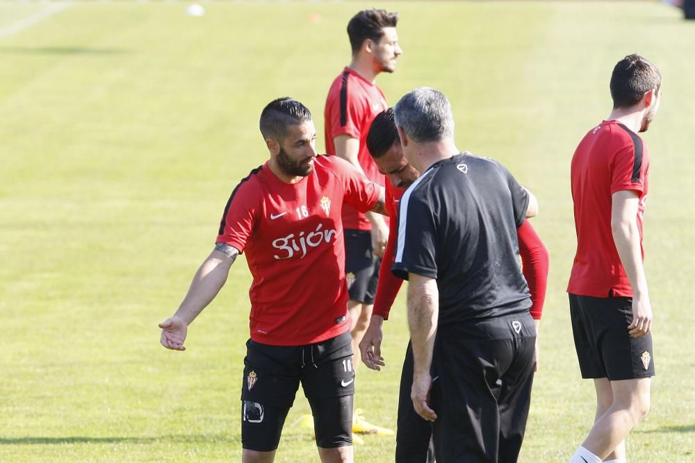 Entrenamiento del Sporting