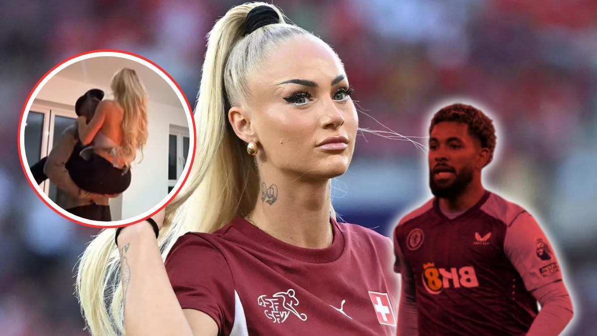 Alisha Lehmann se olvida de Douglas Luiz pero las redes se lo recuerdan.