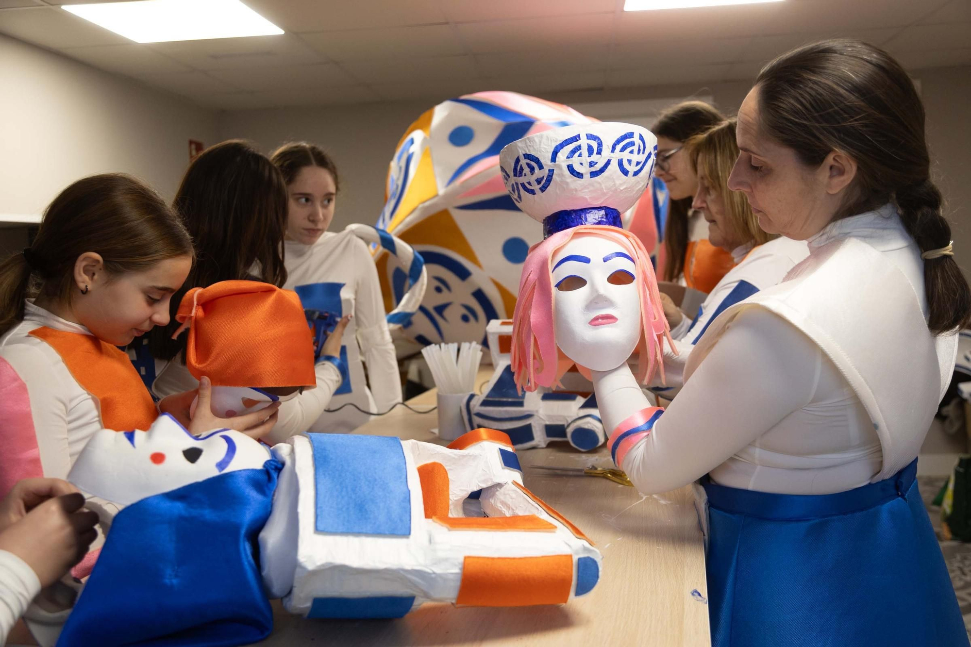 La papelería de Arteixo convertida en taller de Sargadelos