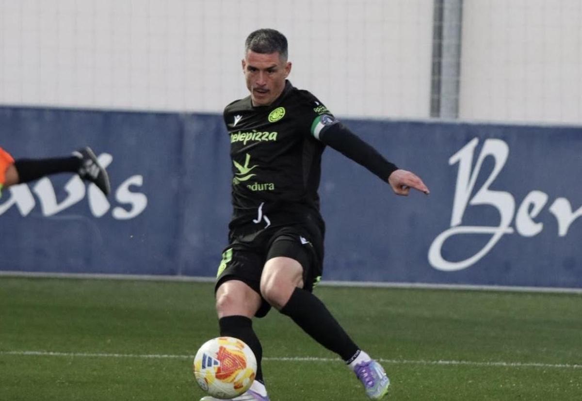 Juanmi Callejón en el partido ante el Malagueño.