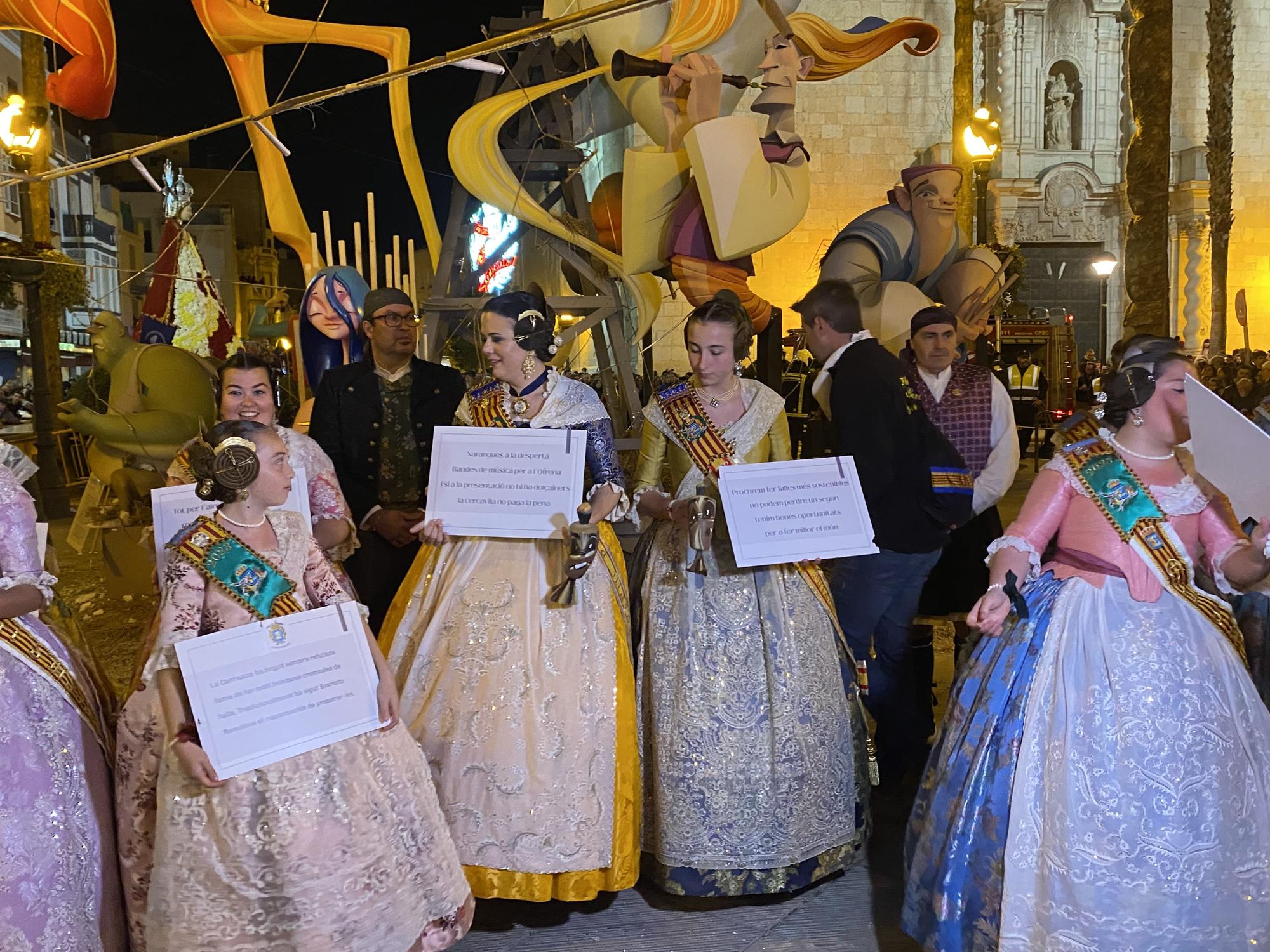 La 'cremà' de las fallas de Benicarló