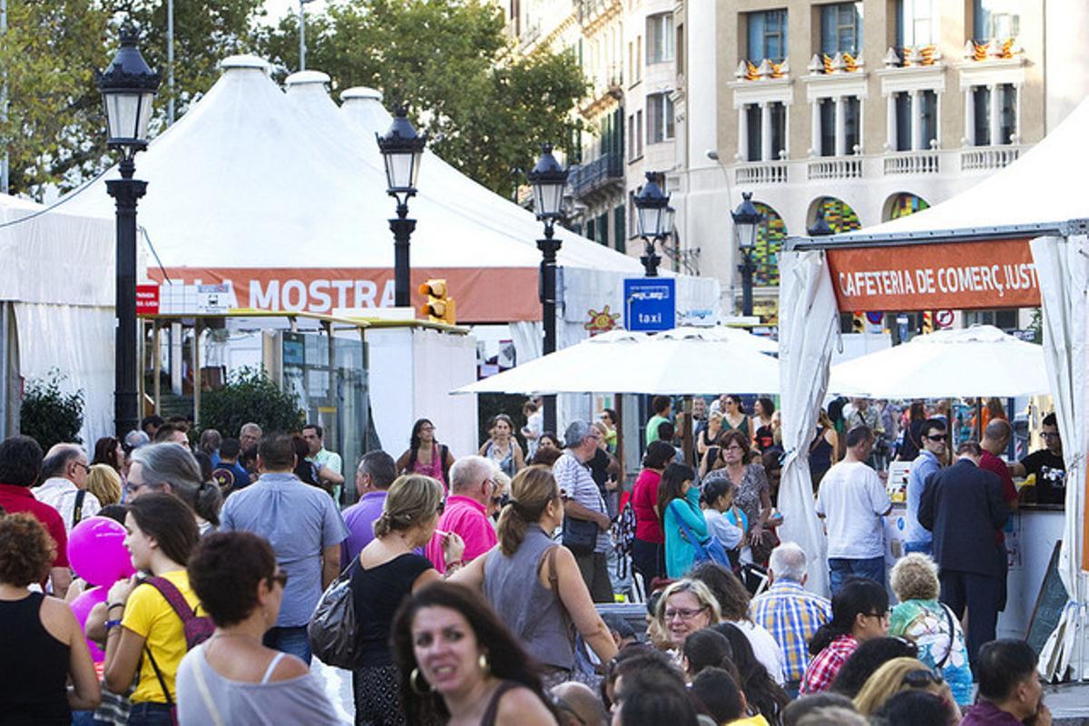 Imatge de l’última edició de la Trobada d’Entitats a Barcelona.