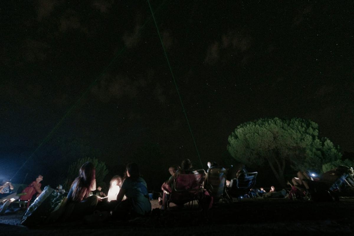 Actividad para ver las Perseidas en Los Villares.