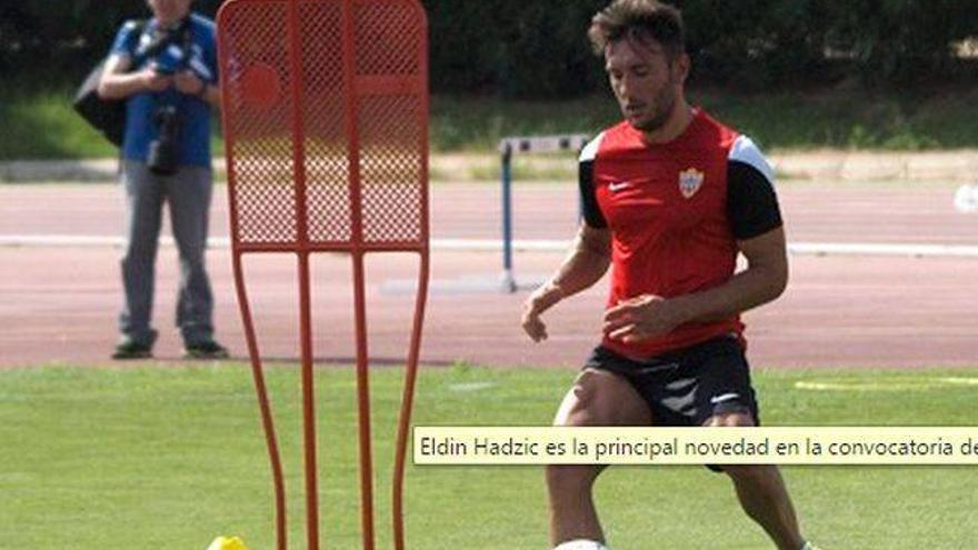 Eldin es la principal novedad en la convocatoria del Almería