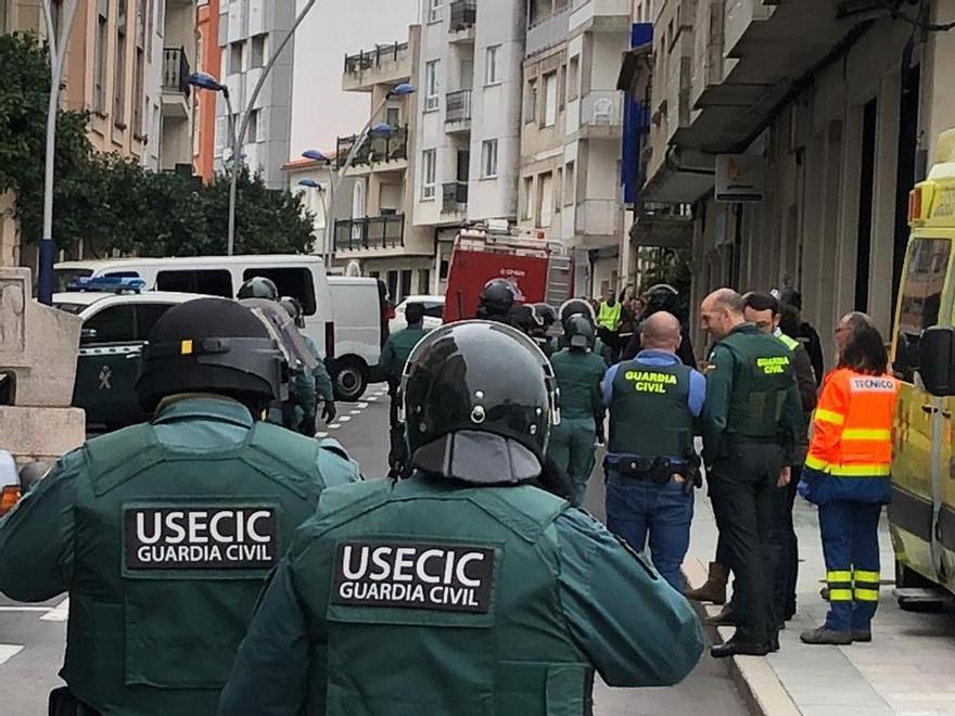 Operativo policial el día del tiroteo, el 5 de diciembre de 2018.