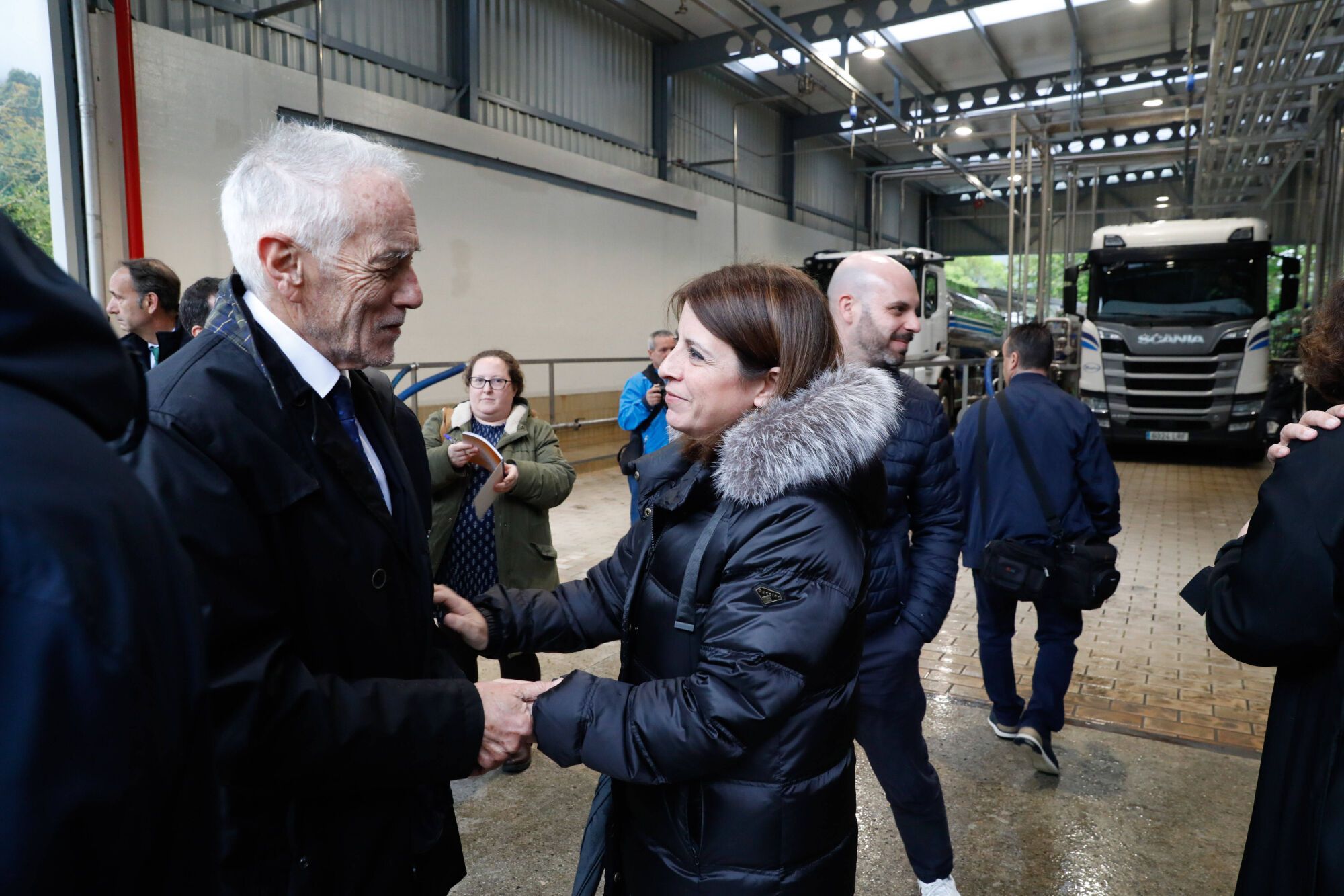 EN IMÁGENES: Inauguración de la nueva planta de Reny Picot en Anleo (Navia)