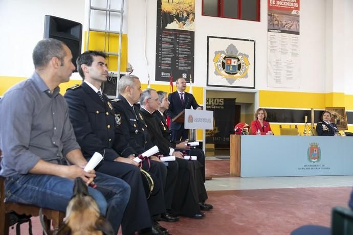 08.03.19. Las Palmas de Gran Canaria. Acto de entrega de Honores y Distinciones Bomberos de Las Palmas de GC. Foto Quique Curbelo