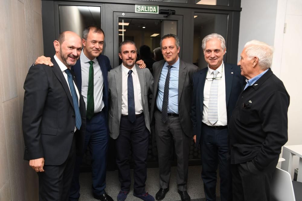 Lucas y Arsenio, en la inauguración de la sede de