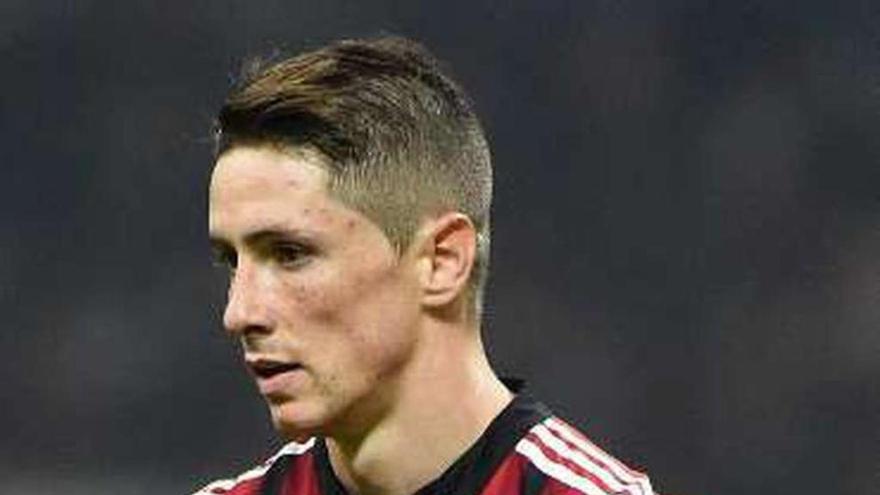 Torres, con el Milan. // D.D.Zennaro