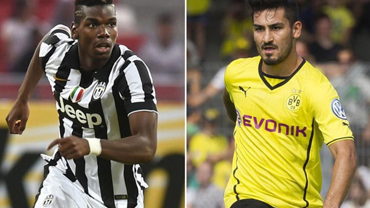 Pogba y Gündogan, caras opuestas en el mercado de fichajes del Barça