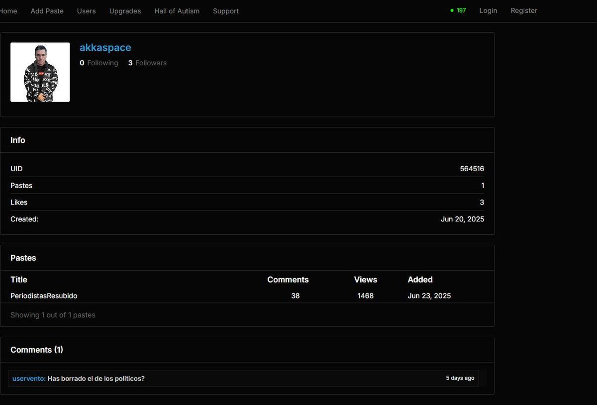 Uno de los hackers se creó un espacio de publicación de Discord el 20 de junio