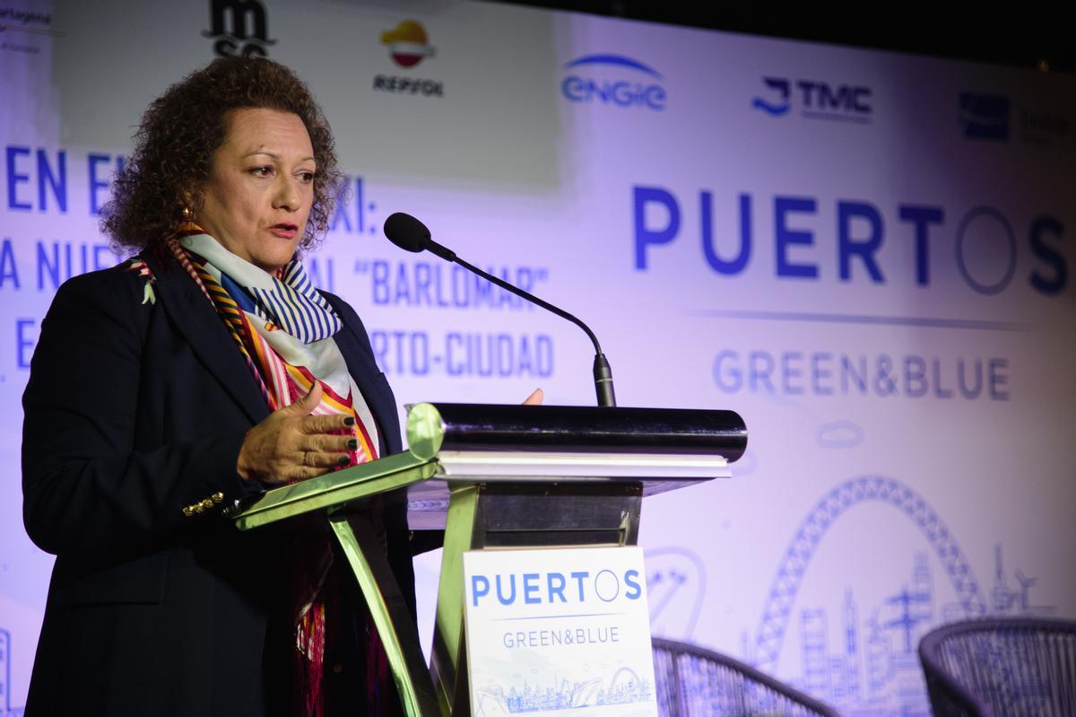 Yolanda Muñoz, presidenta de la Autoridad Portuaria de Cartagena