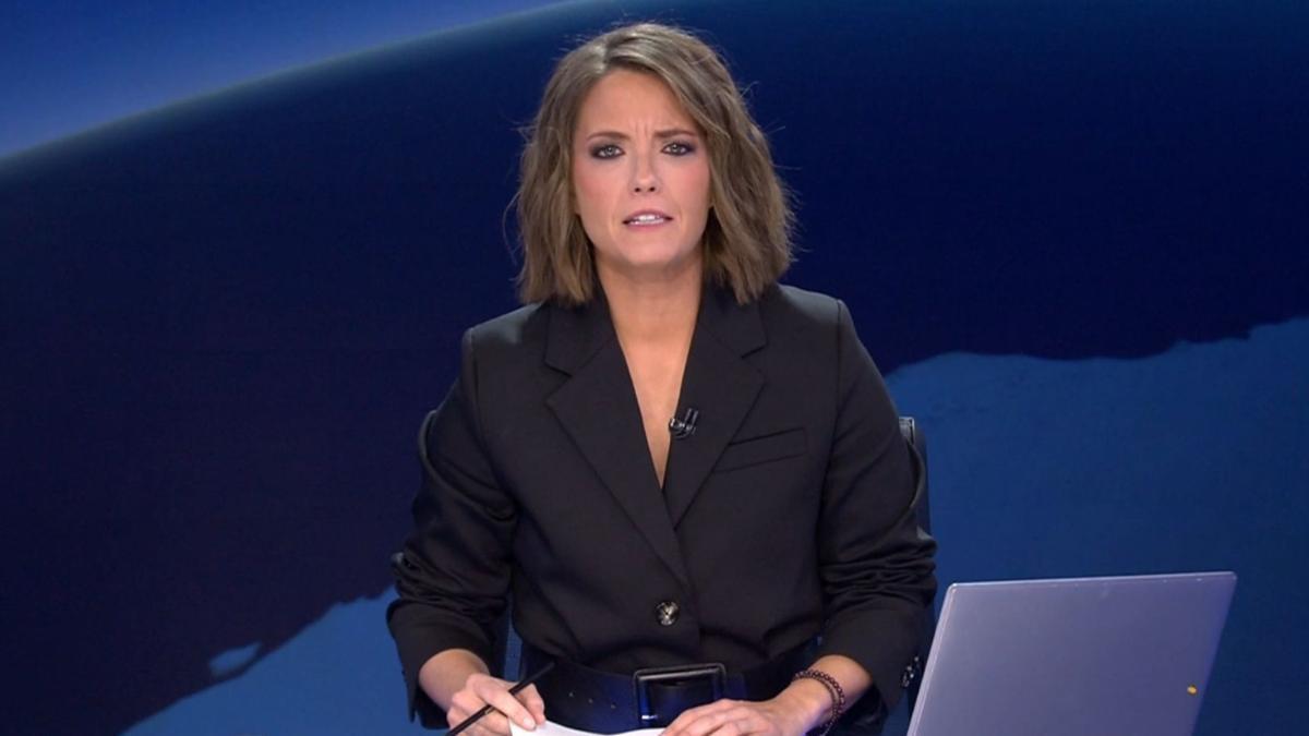 María Casado en 'Informativos Telecinco'