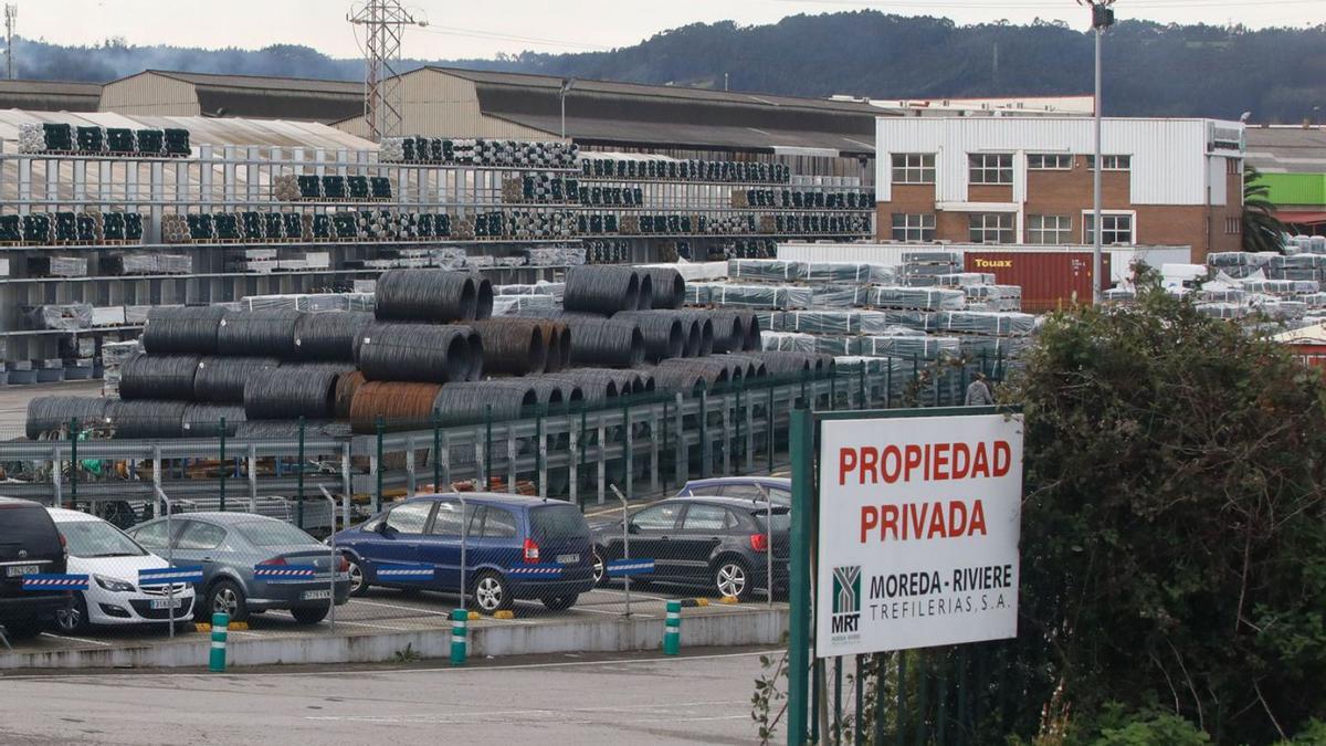 Planta de Moreda Riviere Trefilerías en Gijón.