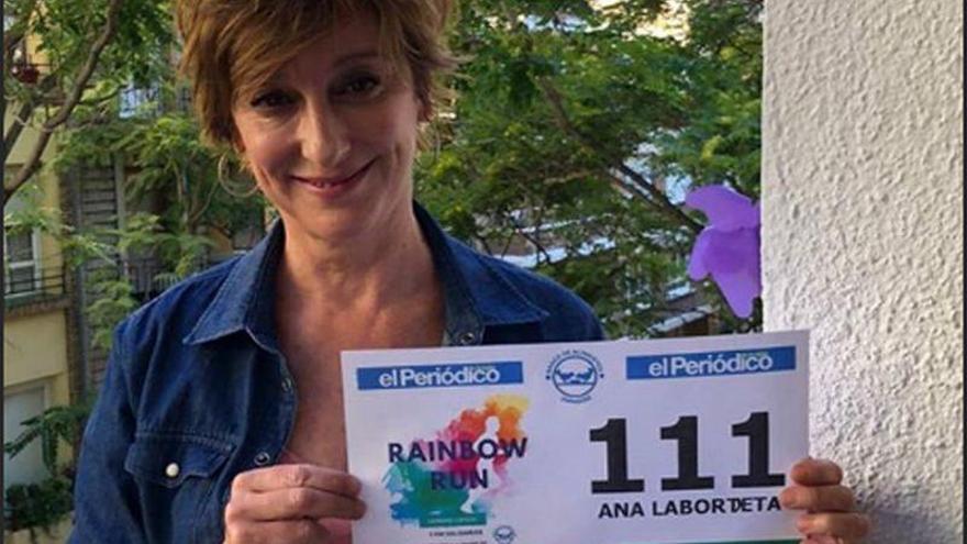 Ana Labordeta se suma a la Rainbow Run Aragón