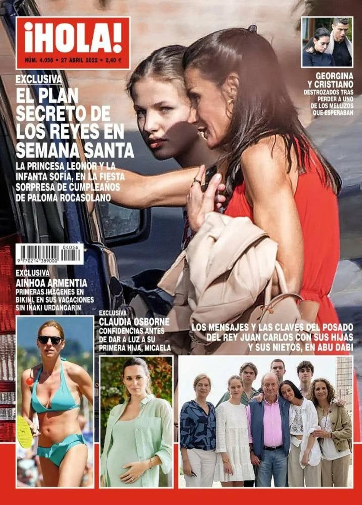 POrtada de ¡HOLA!: 20 de abril de 2022