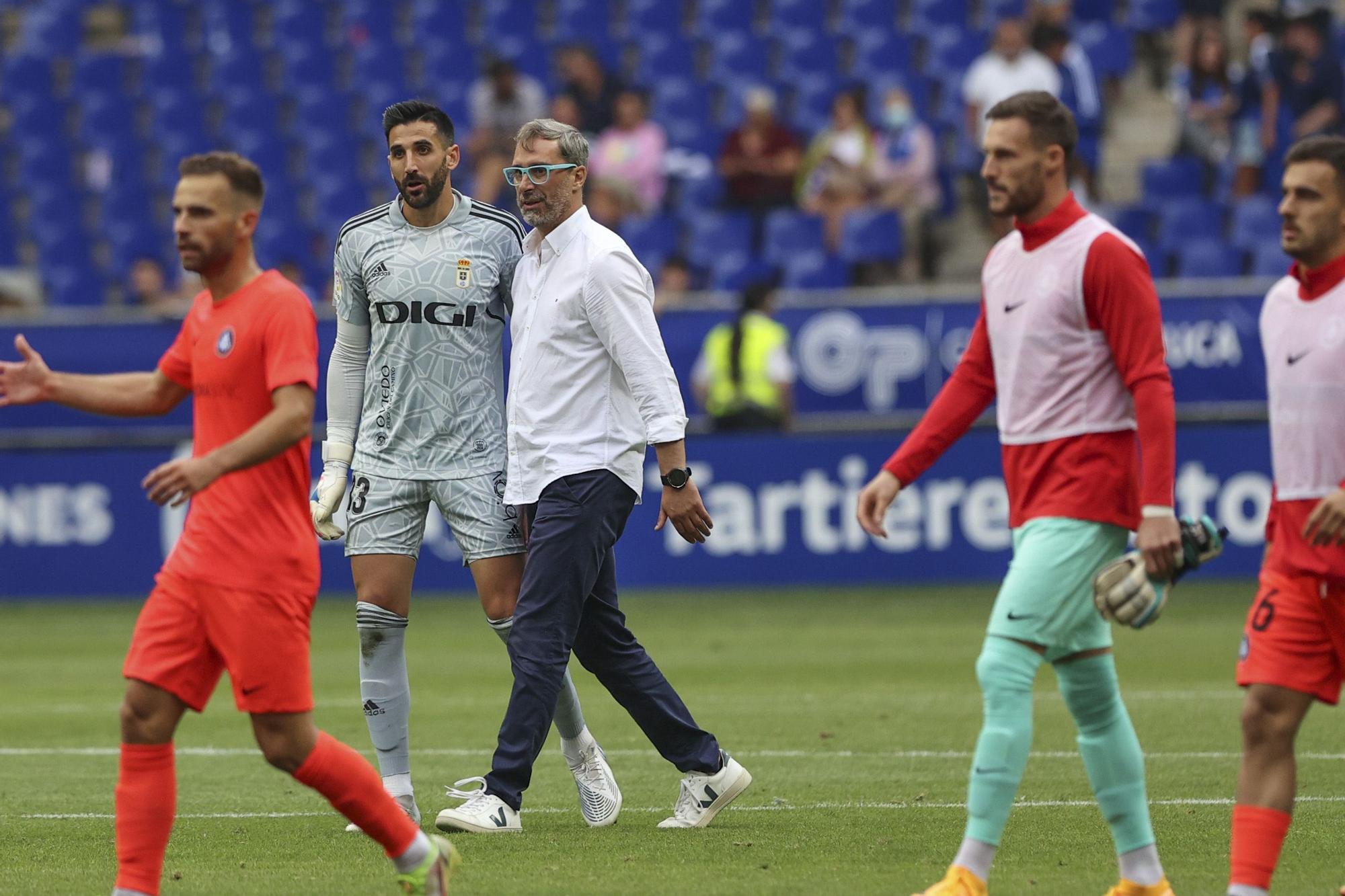 En imágenes: El Oviedo se estrena perdiendo por 0-1 contra el Andorra