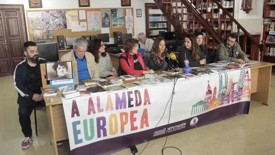 Presentación de la jornada sobre el Día de Europa en el IES Valle Inclán. // Santos Álvarez