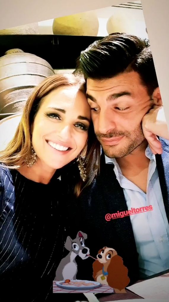 Paula Echevarría con Miguel Torres en Instagram