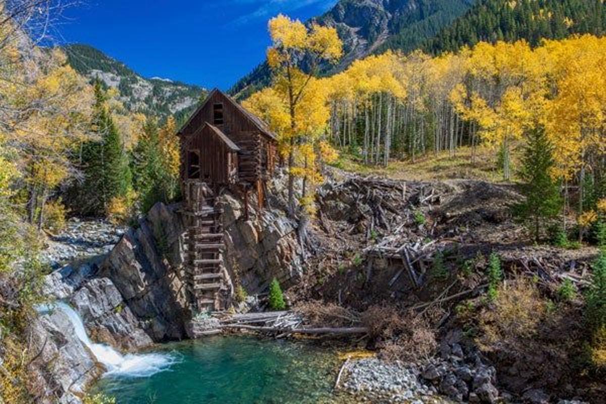 Crystal River en Colorado, al oeste de las Montañas Rocosas (Estados Unidos).