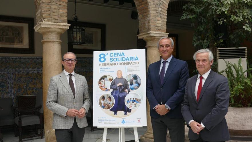 La octava Cena Solidaria 'Hermano Bonifacio' reconoce el compromiso social del Córdoba CF