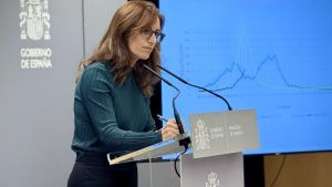 La ministra Mónica García, este jueves