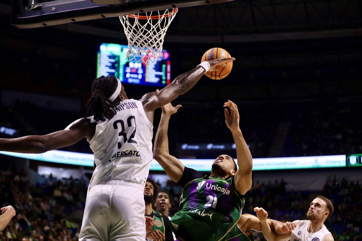 Imágenes del partido de la BCL entre el Unicaja y el Würzburg