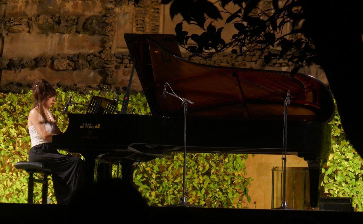 Un momento del concierto de Patricia Arauzo.