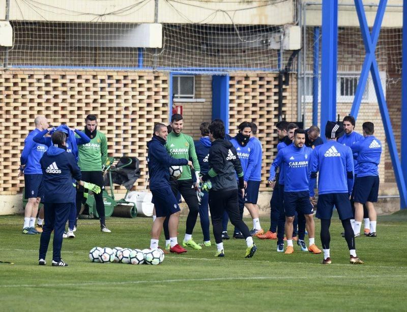 Entrenamiento del Real Zaragoza