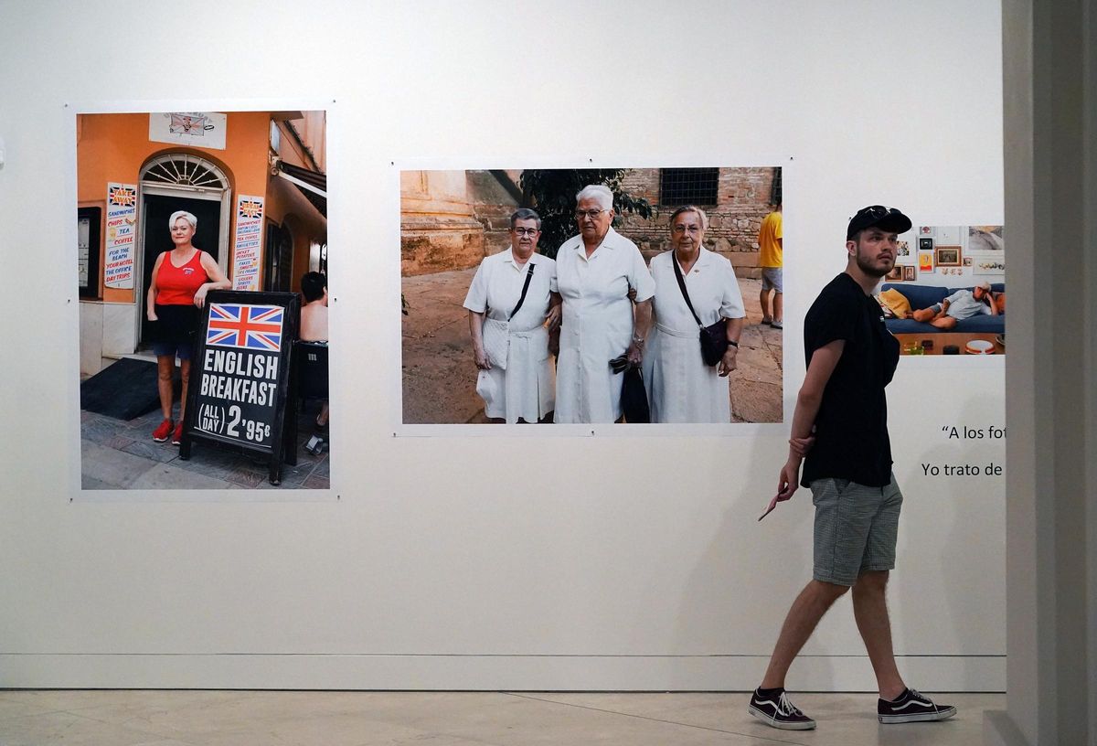 La exposición 'Málaga EXPRESS' de Martin Parr, en el Museo de Málaga.