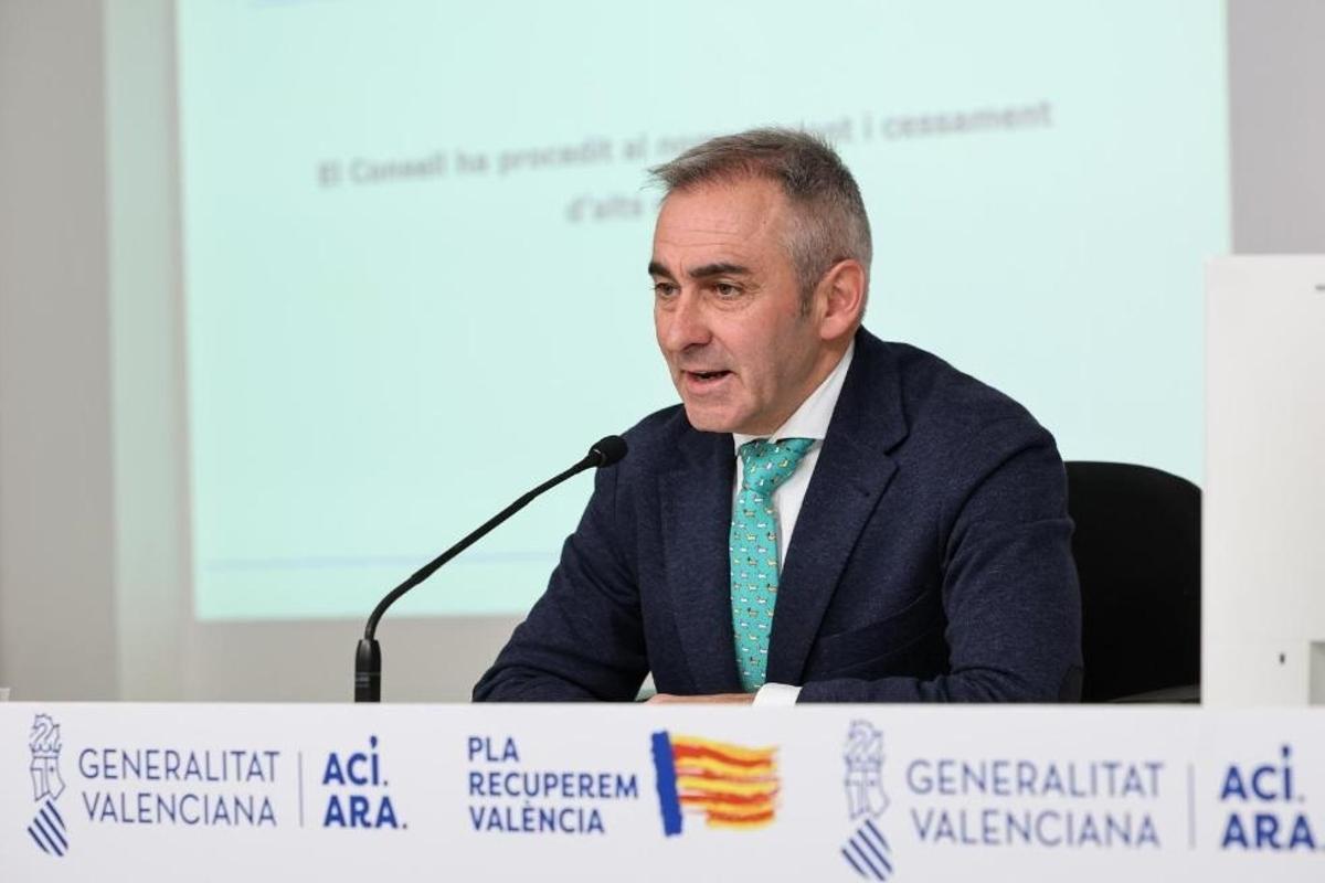 El portavoz del Consell, Miguel Barrachina, reclama precaución.