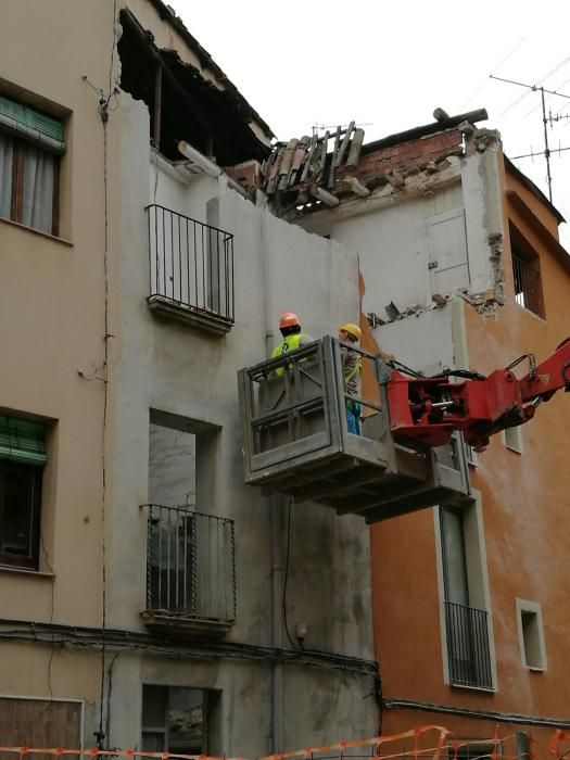 Continua l'enderroc del bloc esfondrat dels Drets