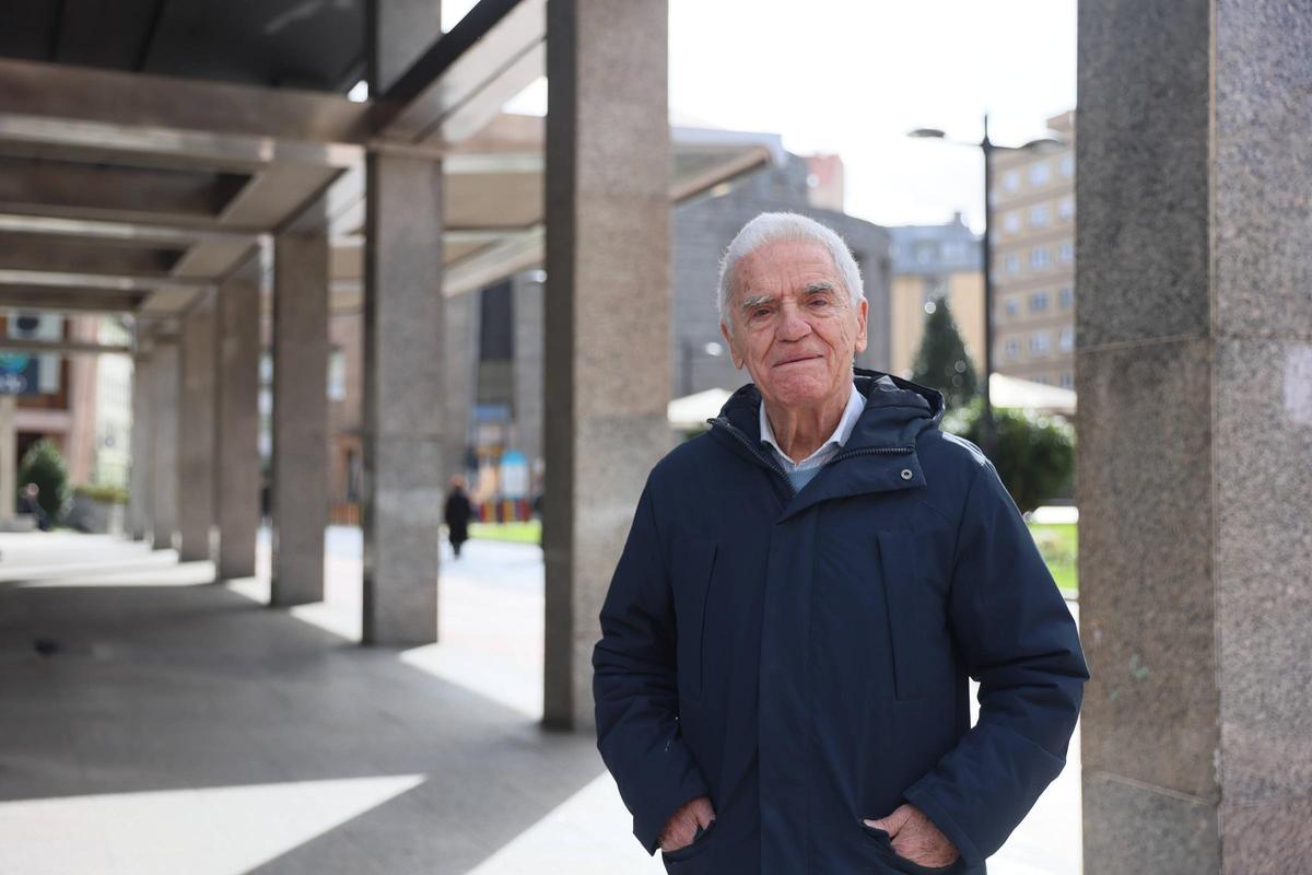 Javier Calzadilla, en Oviedo.