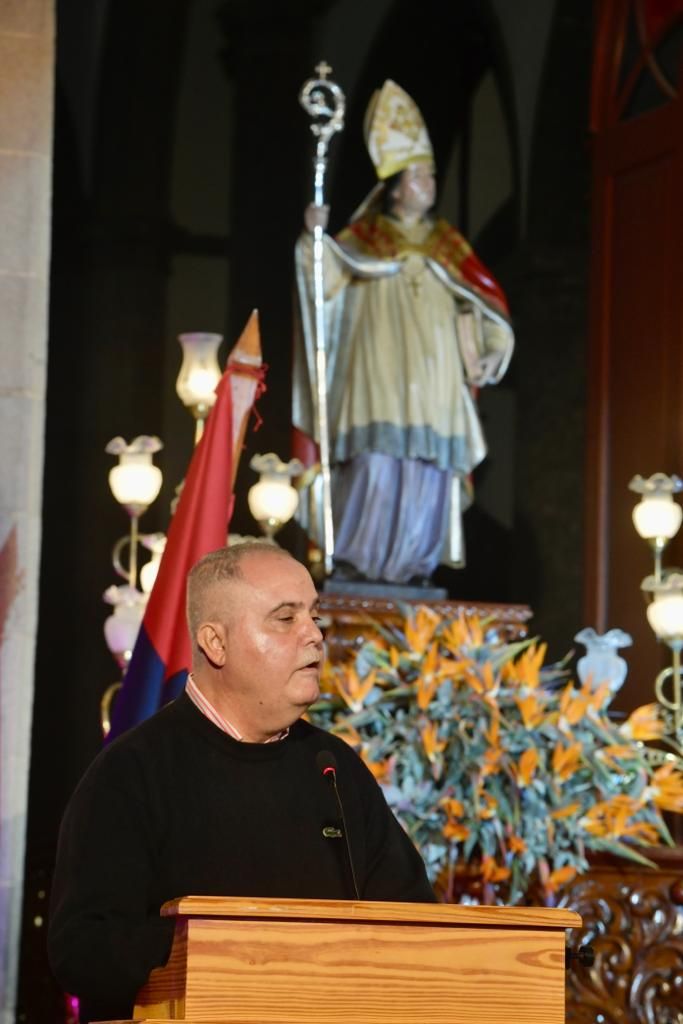 Pedro Hernández, pregonero de las fiestas de San Gregorio en Telde