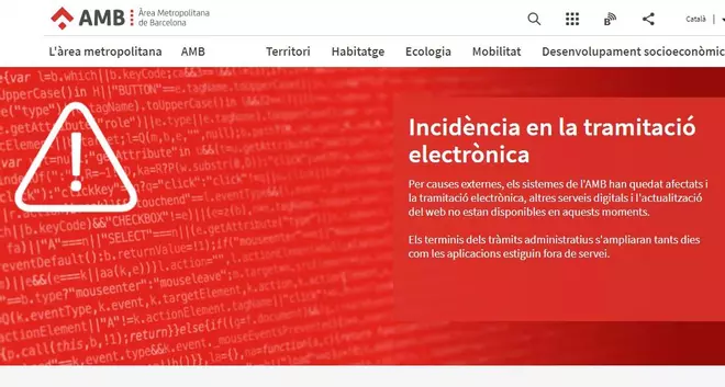 El AMB todavía intenta recuperarse del ciberataque sufrido hace tres semanas