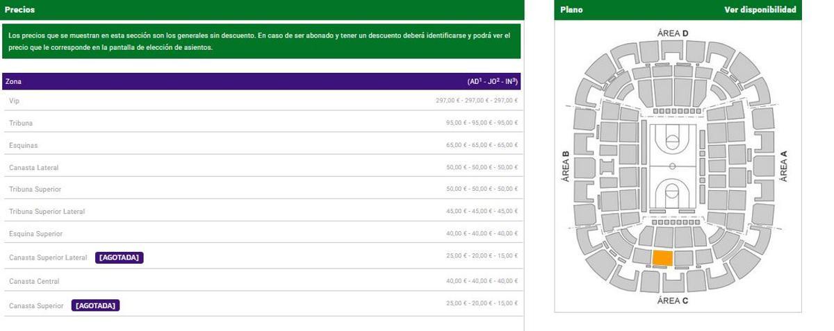 Entradas ya agotadas para el arranque del play off.