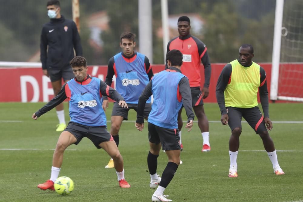 Entrenamiento del Sporting