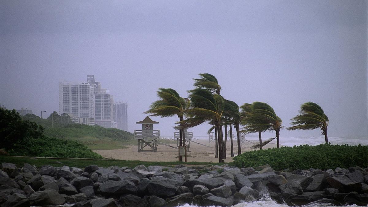 Vendaval en las costas del Atlántico