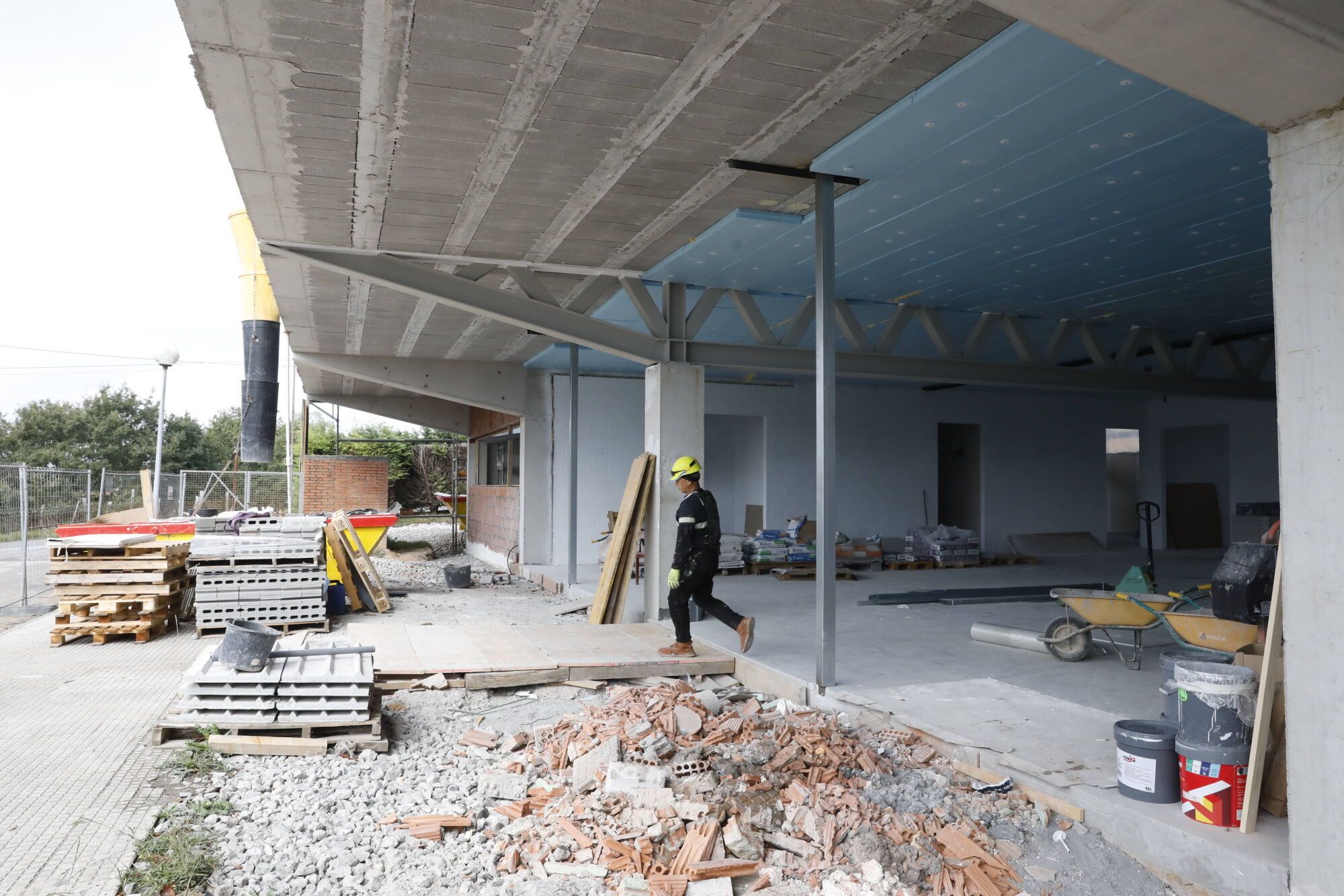 Oviedo, Latores. Obras nuevo pabellón de ASPACE
