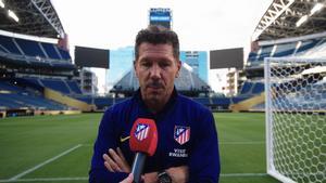Simeone: Mastantuono es un chico que está creciendo muy rápidamente