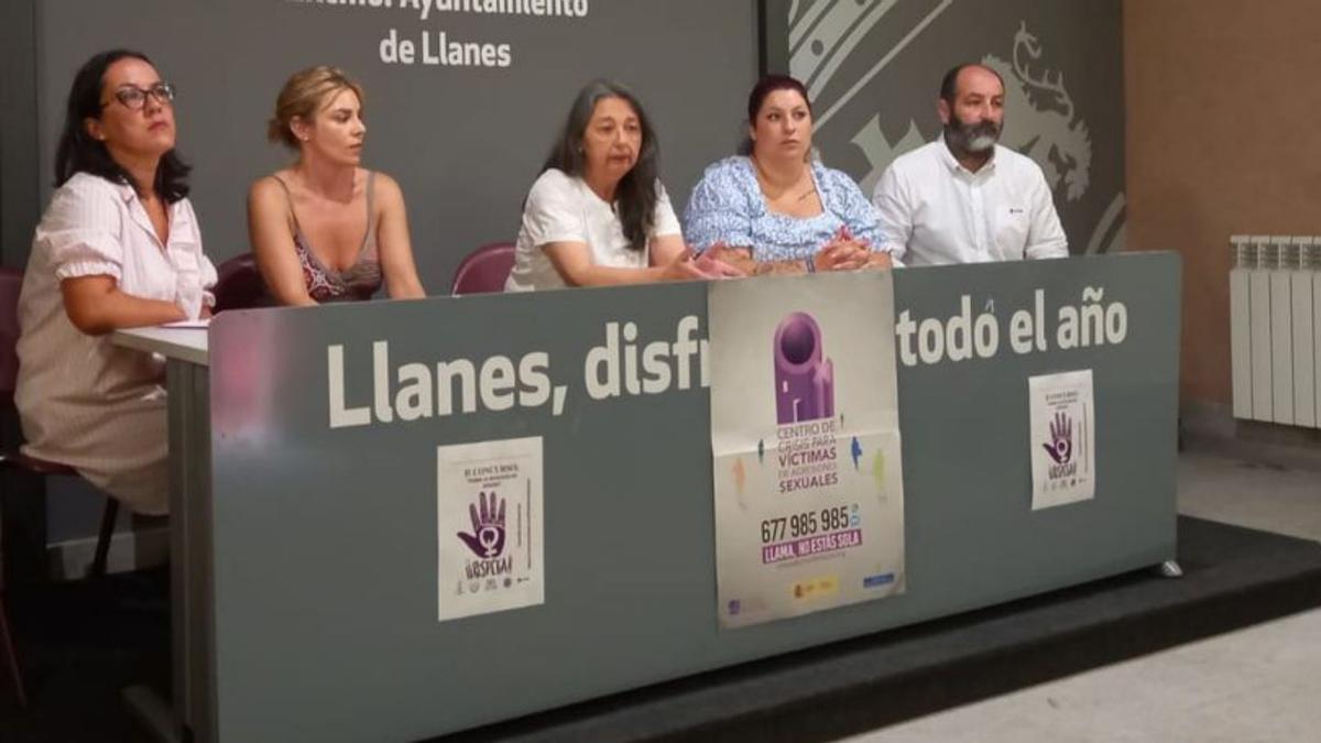 Gema Fernández, Sheila García, Marisa Elviro, Sheila Arias y José Somohano. | M. V.