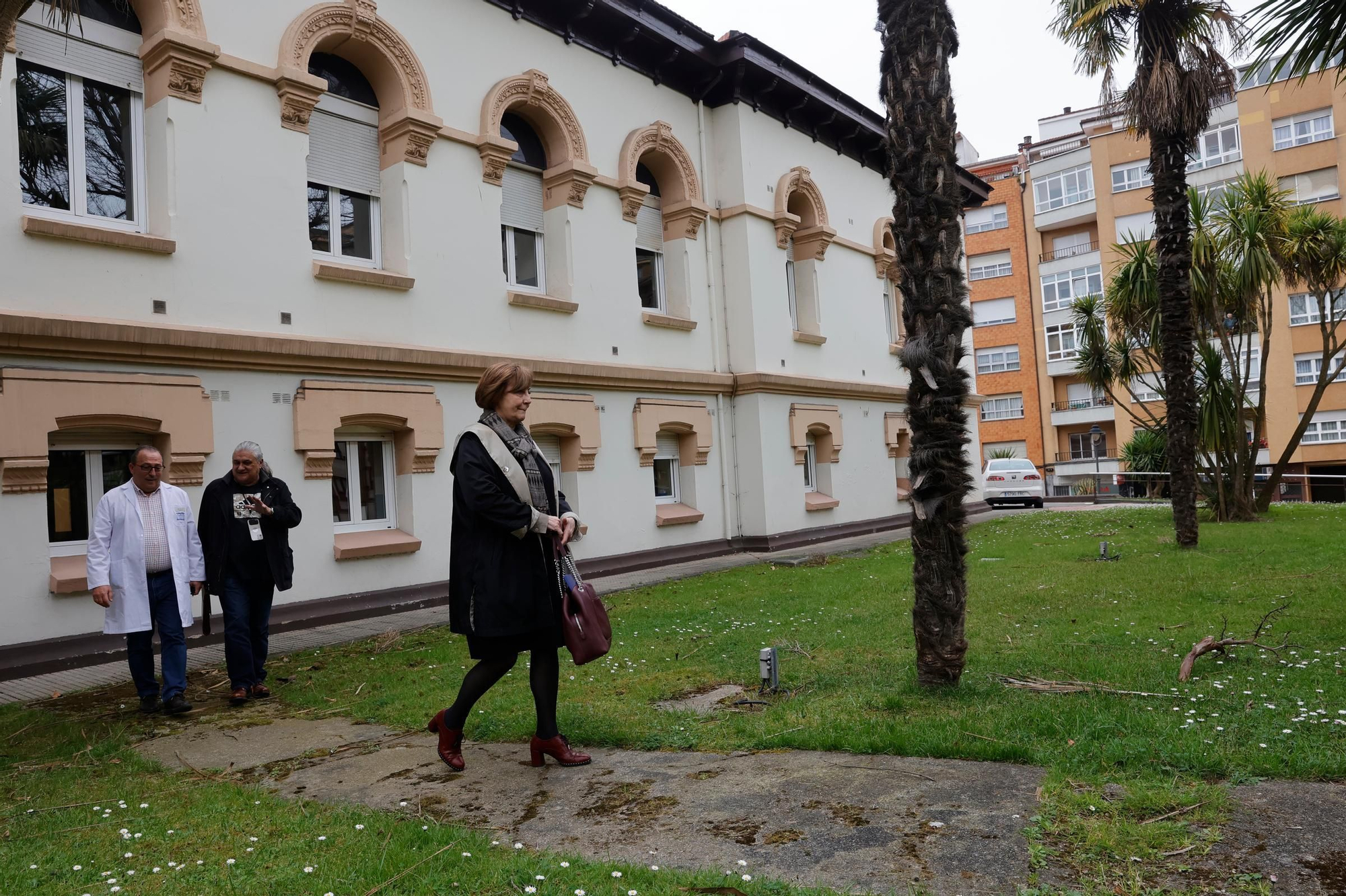 El futuro jardín terapéutico del Hospital de Avilés