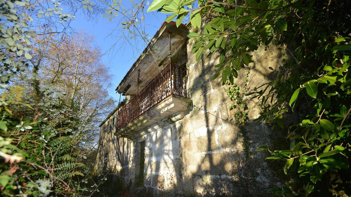 Una casa abandonada en A Godela, en Cerdedo-Cotobade.